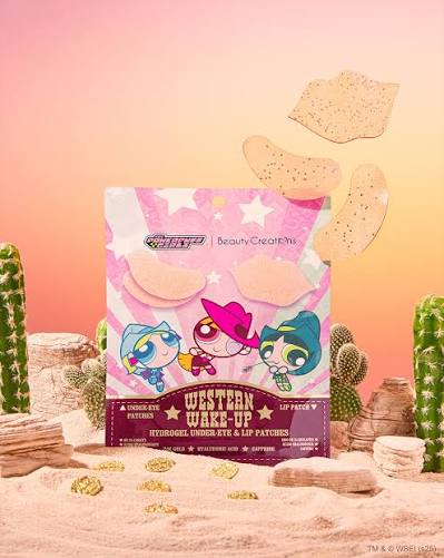 Beauty Creations x The Powerpuff Girls Western Wake-Up Hydrogel Under-Eye & Lip Patches