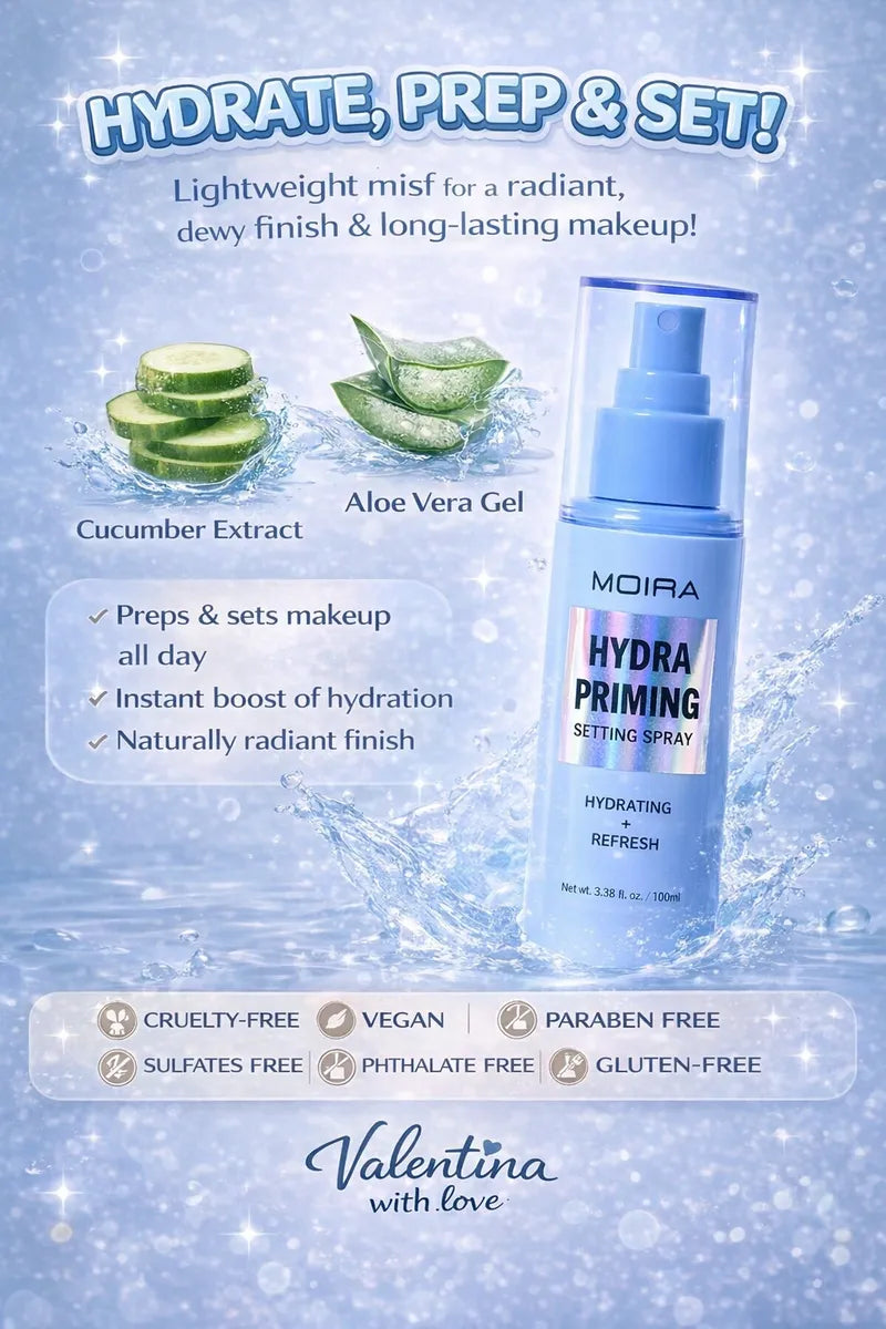 MOIRA HYDRA PRIMING SETTING SPRAY