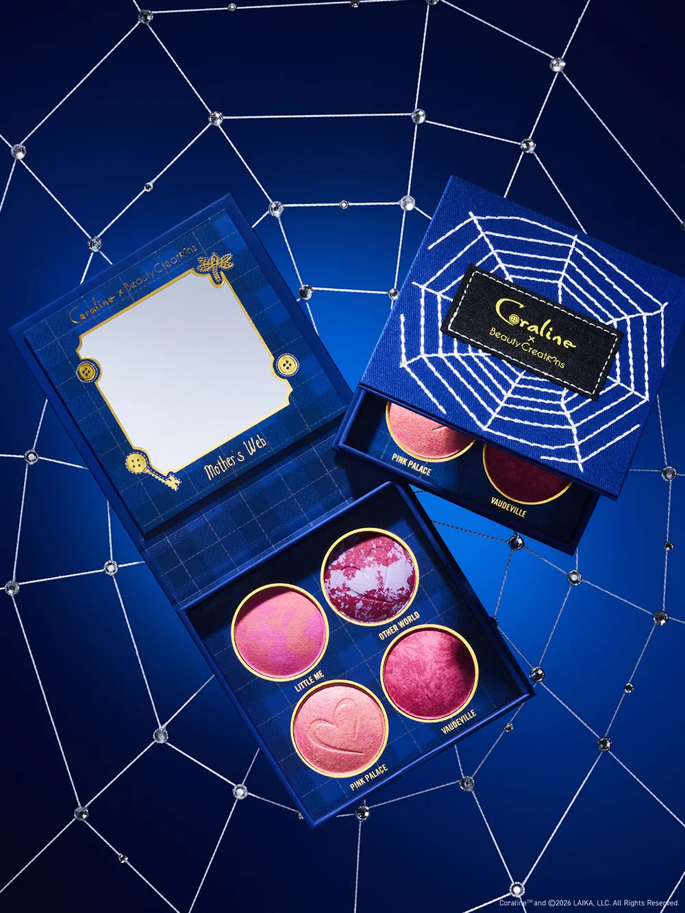 BEAUTY CREATIONS X CORALINE "MOTHER'S WEB" FACE PALETTE