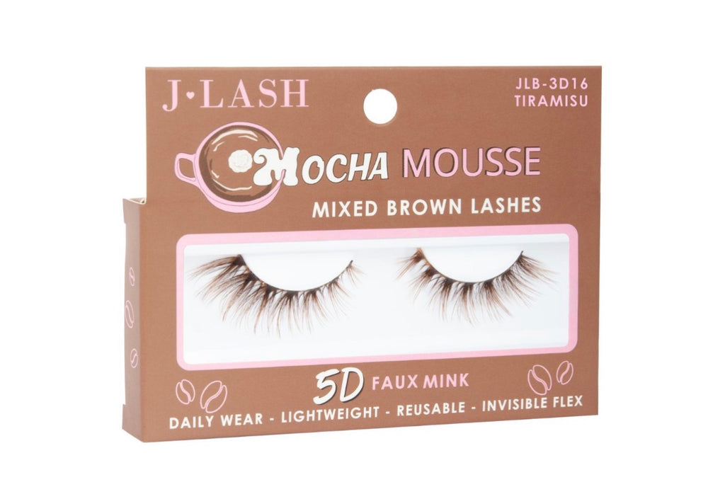 JLASH Mocha Mousse Brown Lashes - Tiramisu