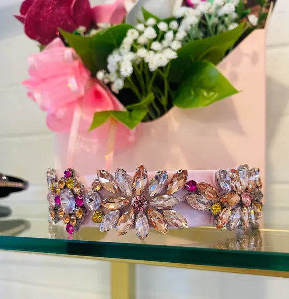 BLUSH ROYAL CRYSTAL HEADBAND