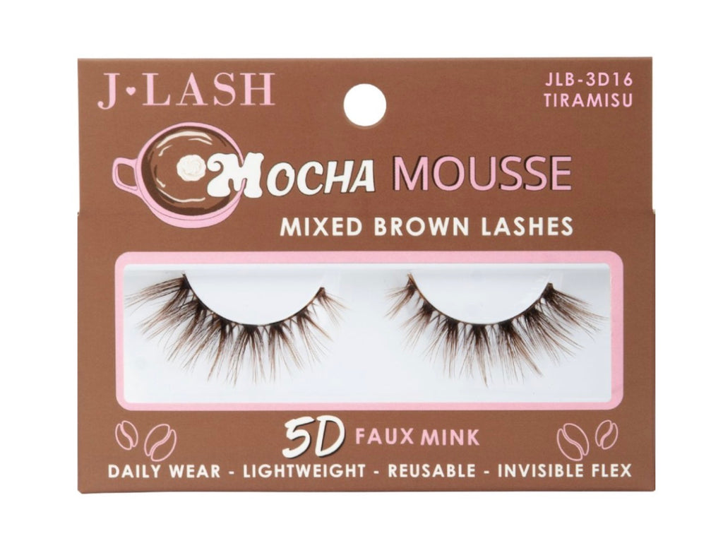 JLASH Mocha Mousse Brown Lashes - Tiramisu