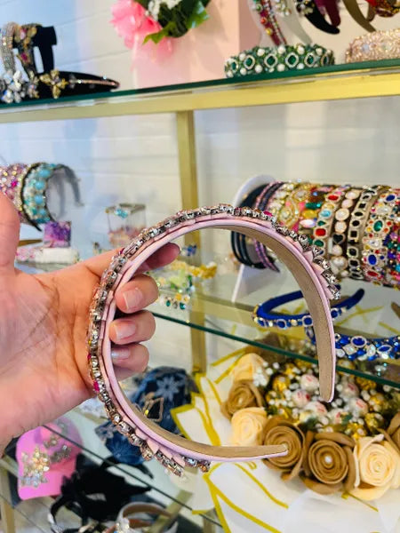 BLUSH ROYAL CRYSTAL HEADBAND