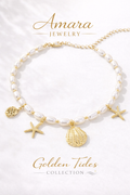 Golden Shore Pearl Necklace