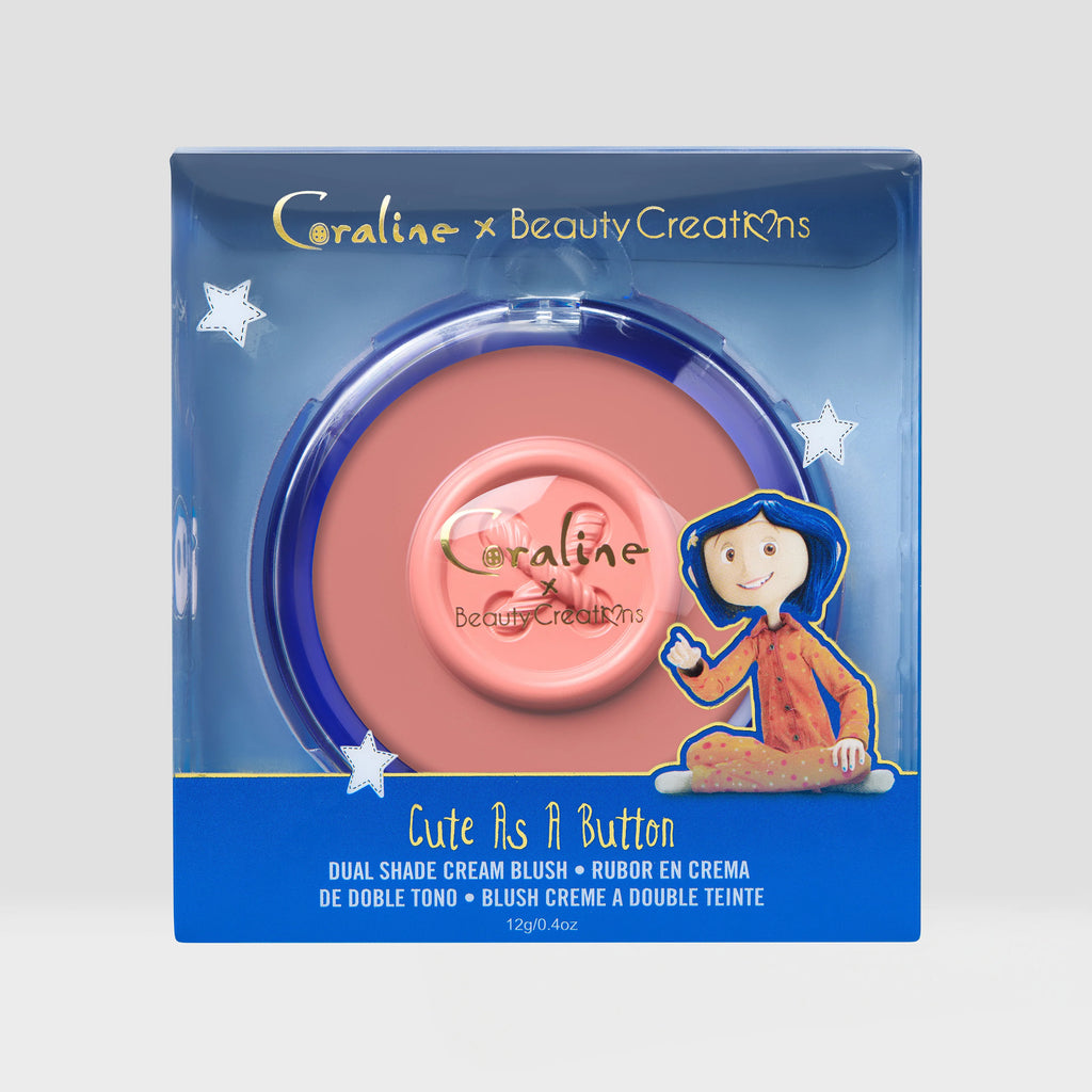 BEAUTY CREATIONS X CORALINE "CUTE AS A BUTTON" DUAL SHADE CREAM BLUSH