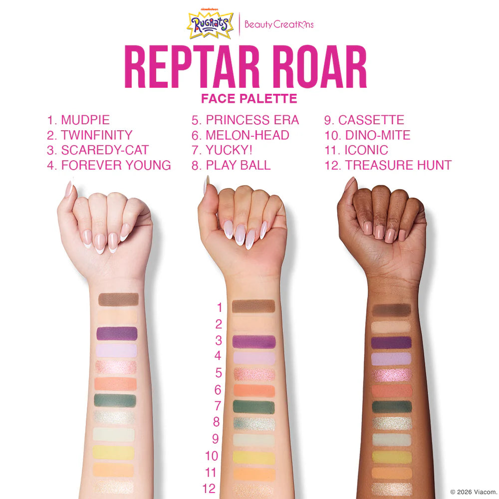 BEAUTY CREATIONS X RUGRATS - REPTAR ROAR FACE PALETTE