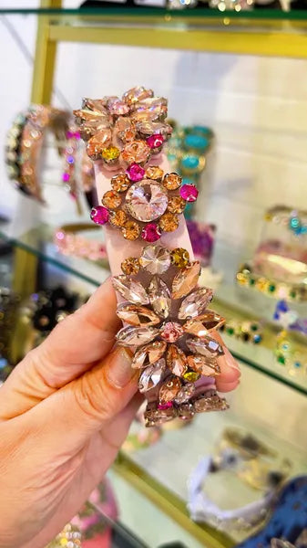 BLUSH ROYAL CRYSTAL HEADBAND