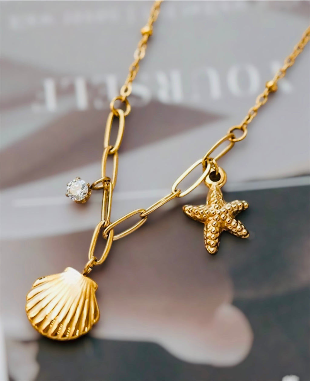 Starlit Shell Necklace