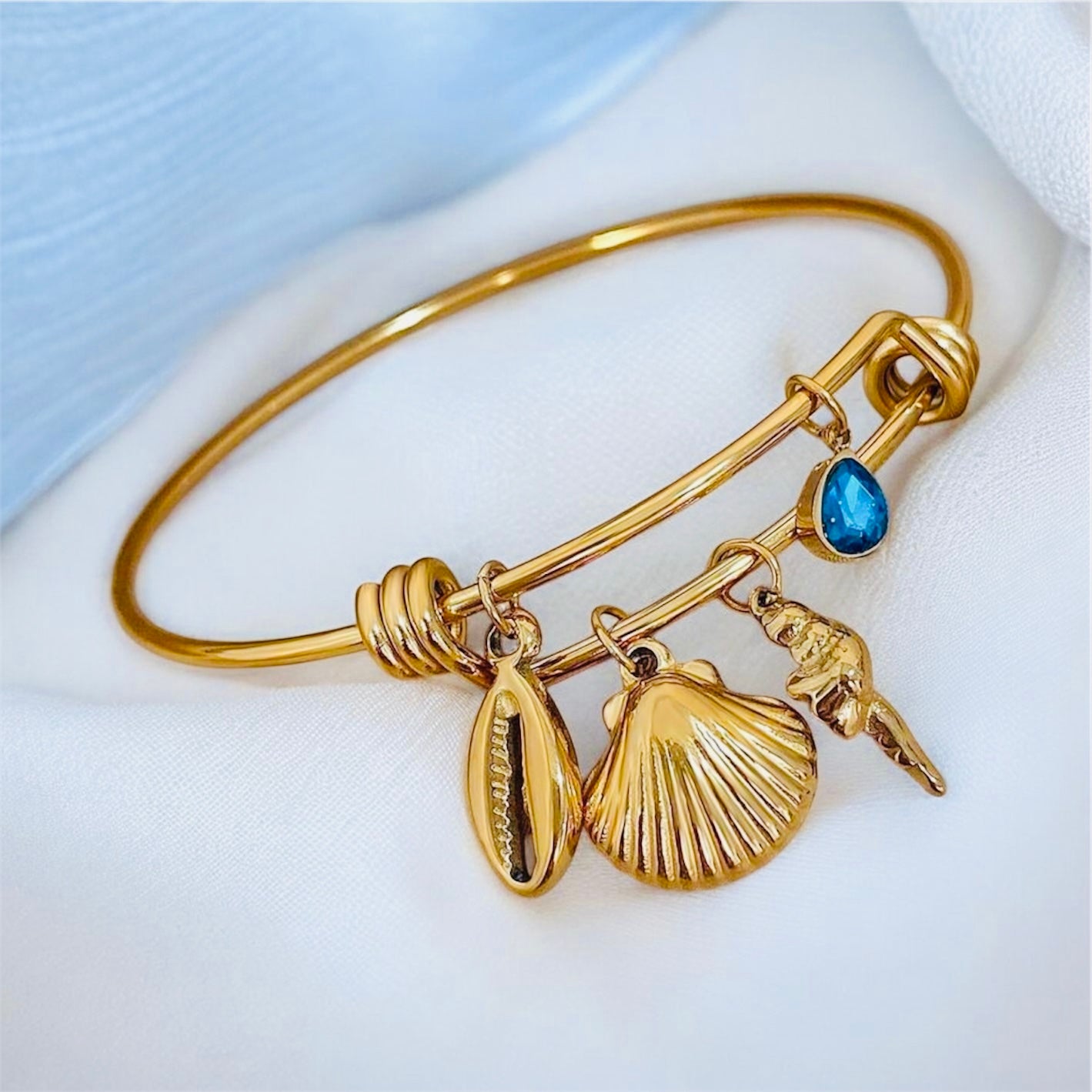 Ocean Charm Bangle