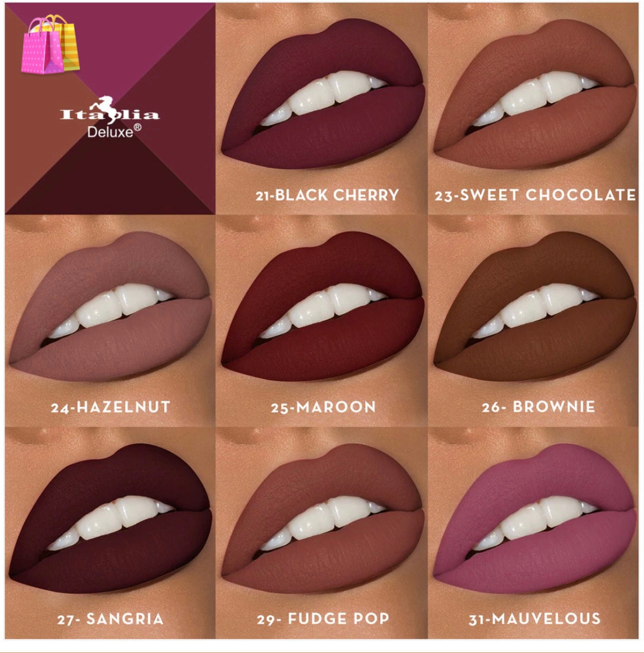 Italia Deluxe Mousse Matte Lipstick