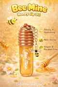Bee Mine Honey Lip Oil + Keychain