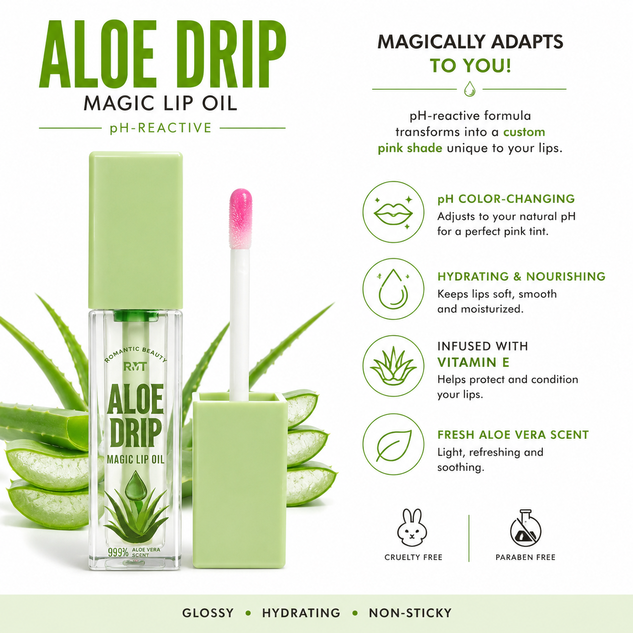 Aloe Drip Magic Lip Oil