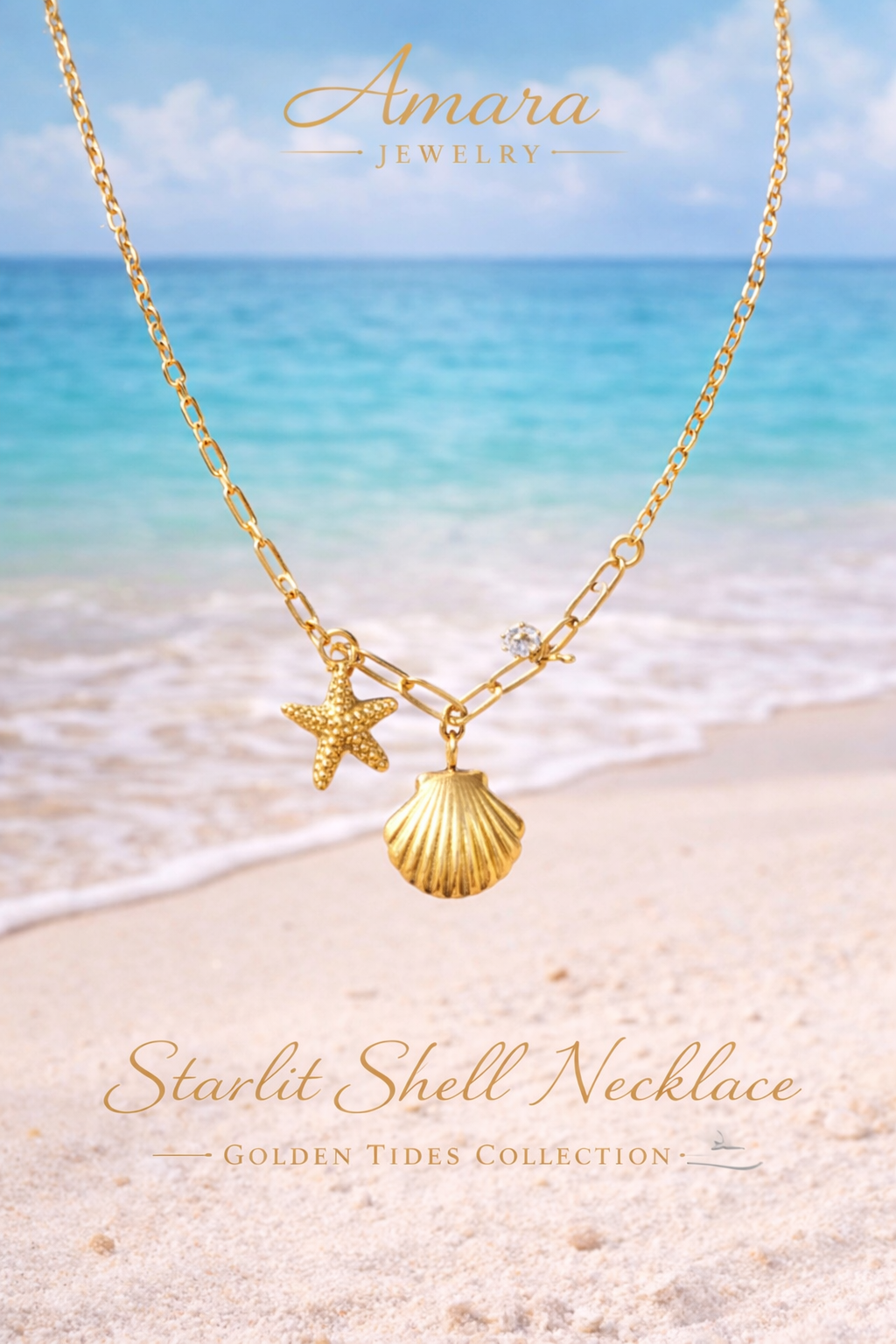 Starlit Shell Necklace