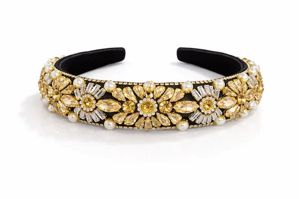 GOLDEN PEARL ROYAL HEADBAND