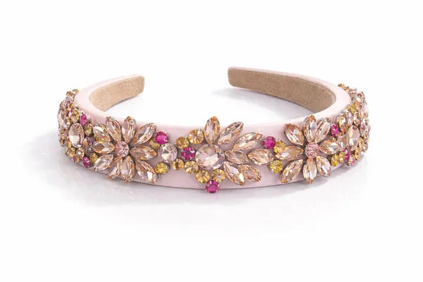 BLUSH ROYAL CRYSTAL HEADBAND