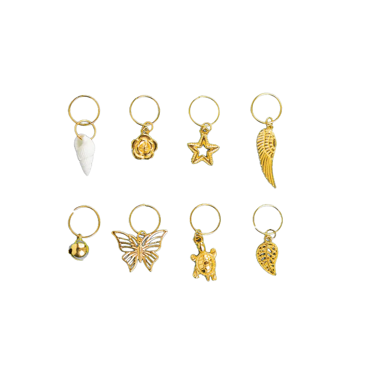JBABE DECORATIVE HAIR RINGS