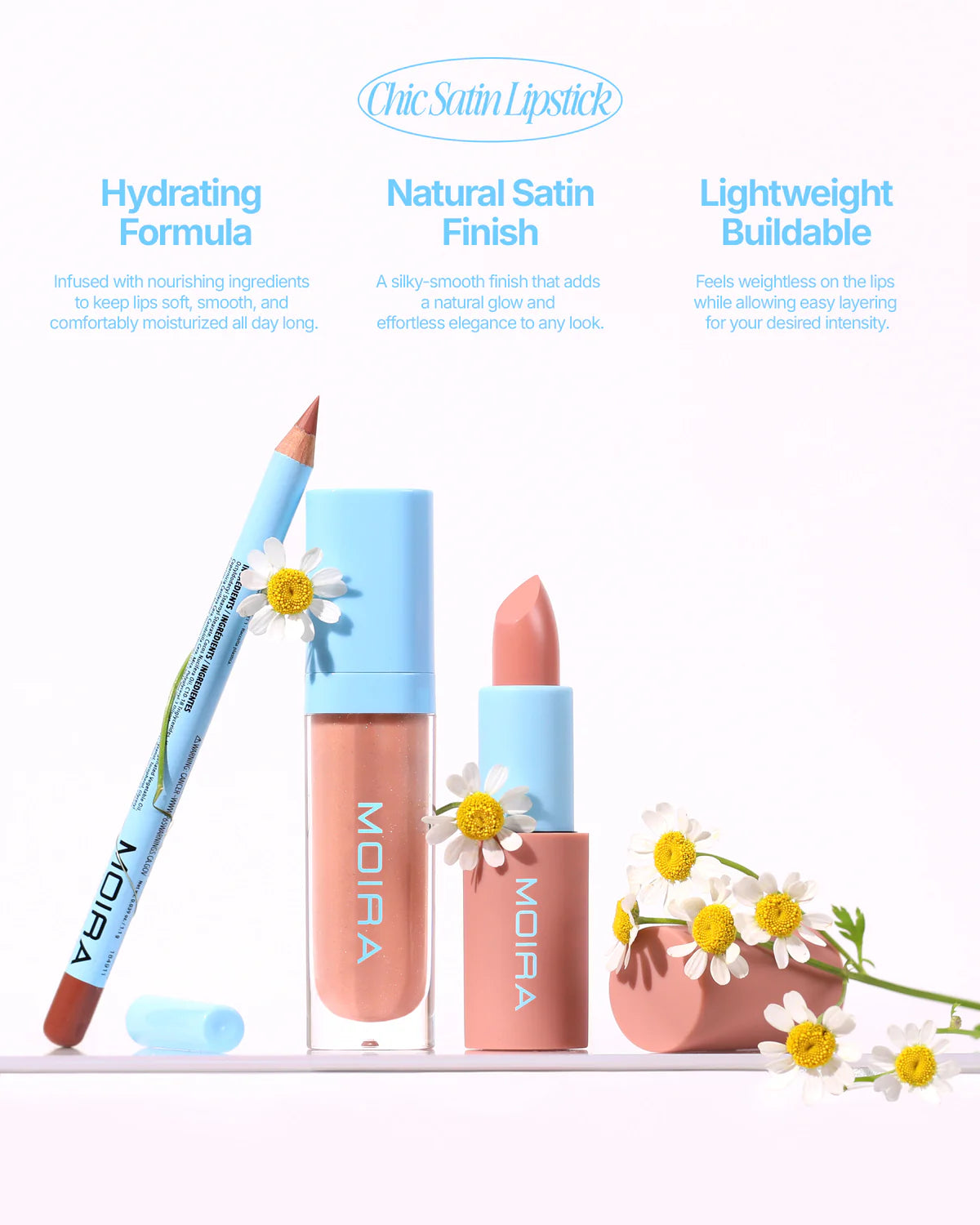 CHIC SATIN LIPSTICKS