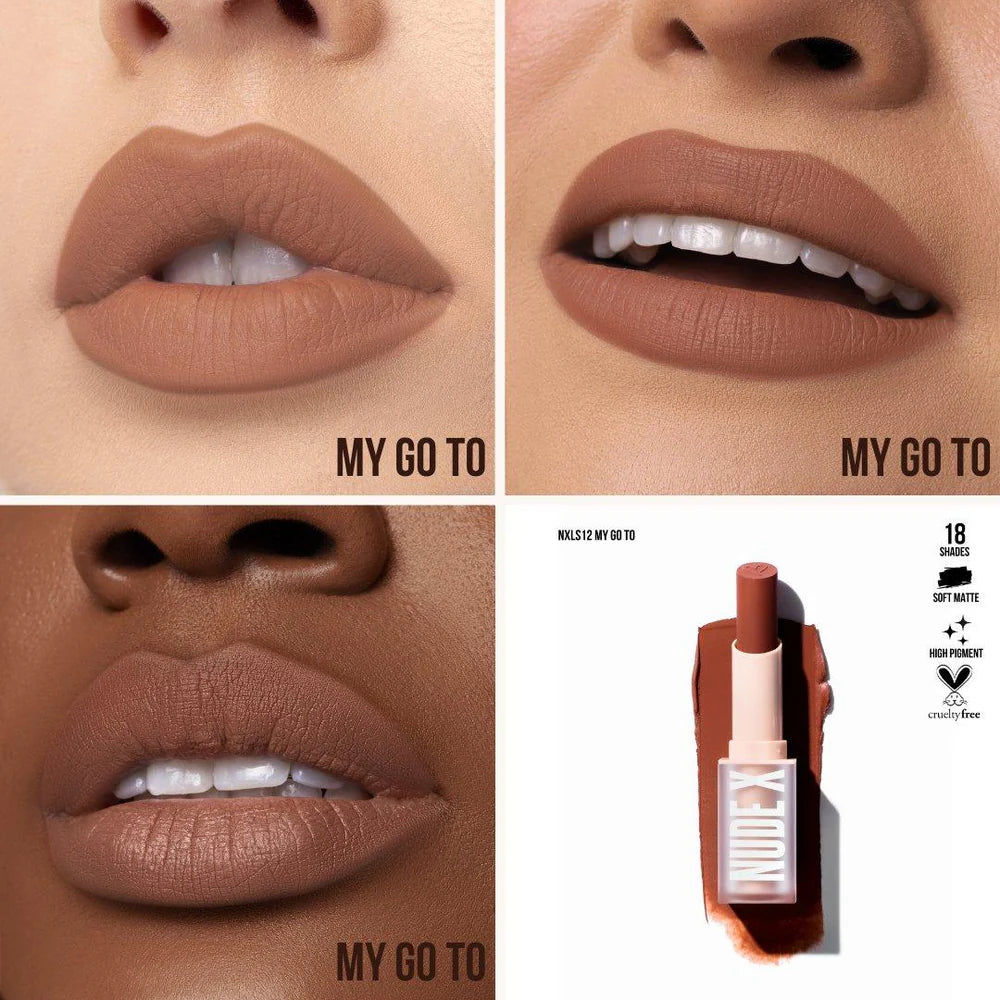 NUDE X SOFT MATTE LIPSTICKS