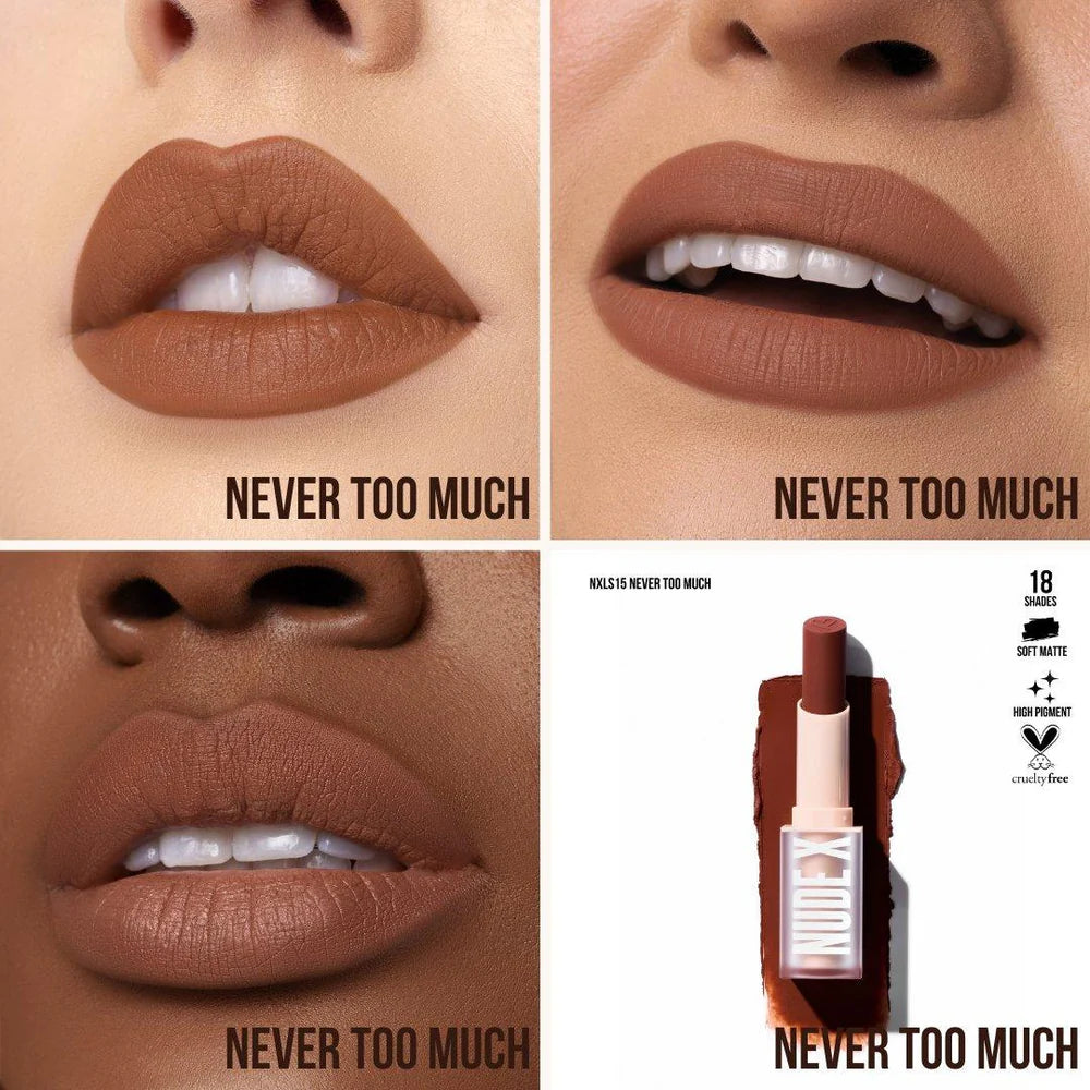 NUDE X SOFT MATTE LIPSTICKS