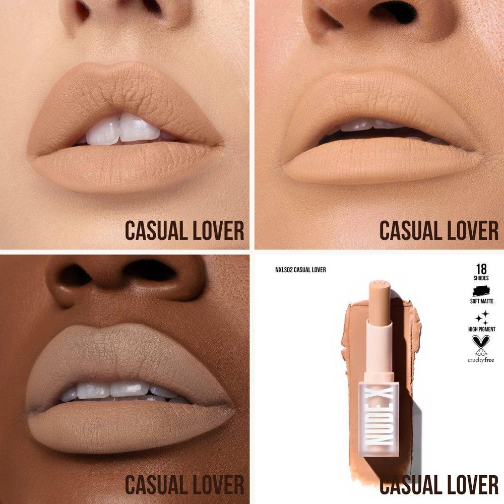 NUDE X SOFT MATTE LIPSTICKS
