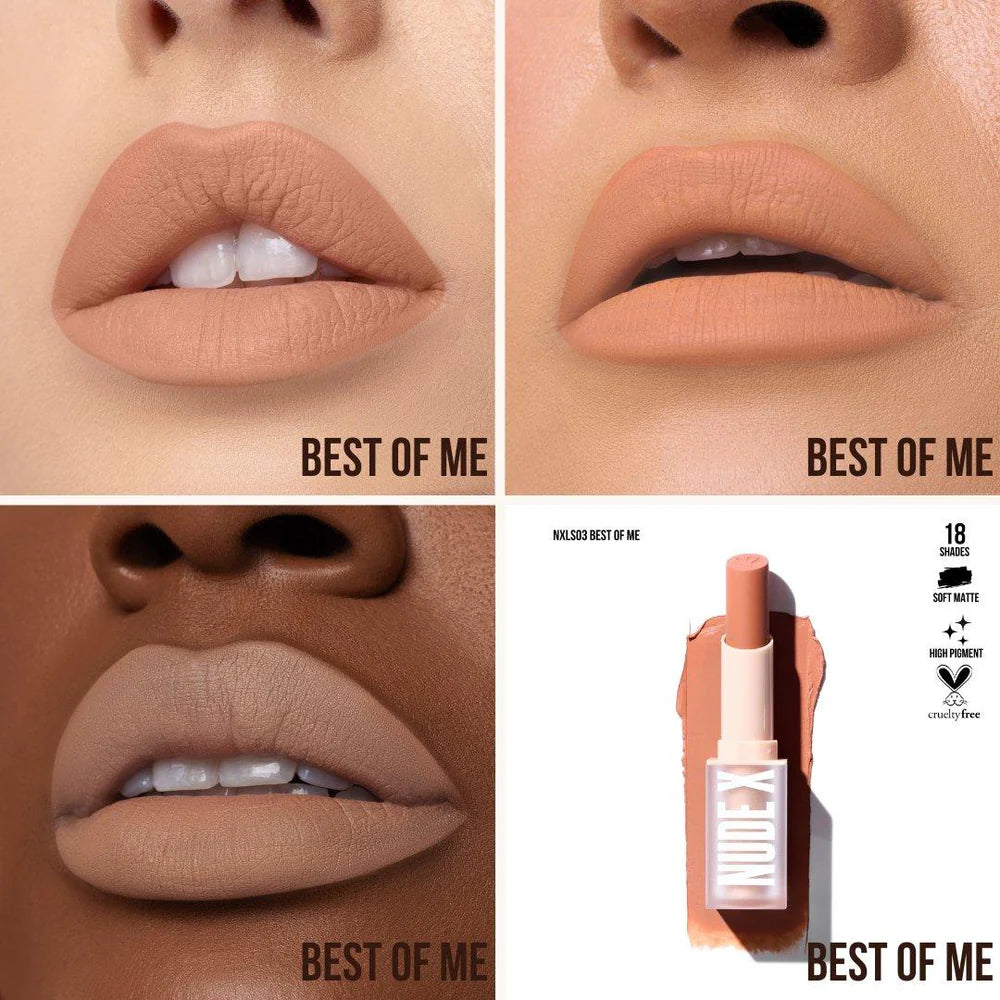 NUDE X SOFT MATTE LIPSTICKS