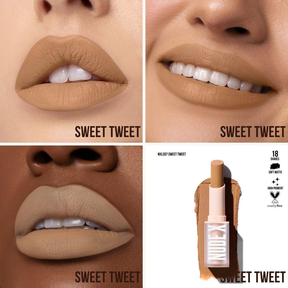 NUDE X SOFT MATTE LIPSTICKS