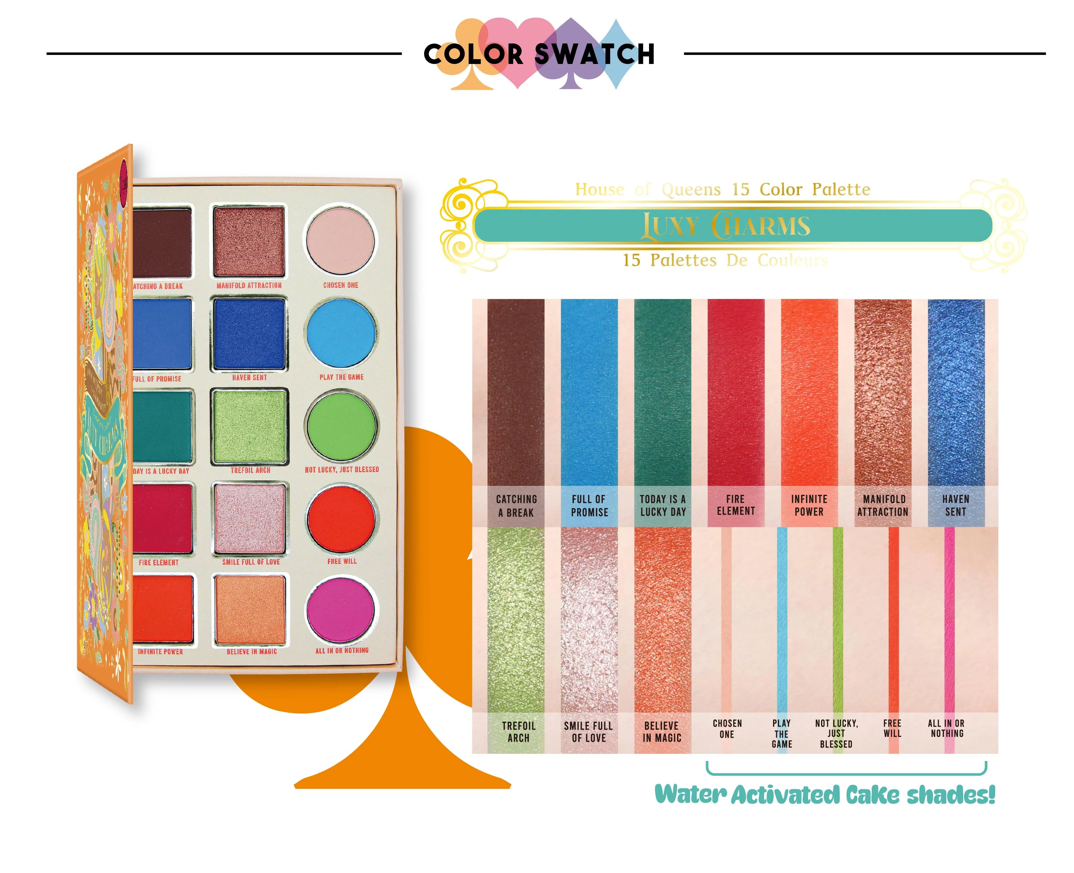 House of Queens 15 Color Palette LUXY CHARMS