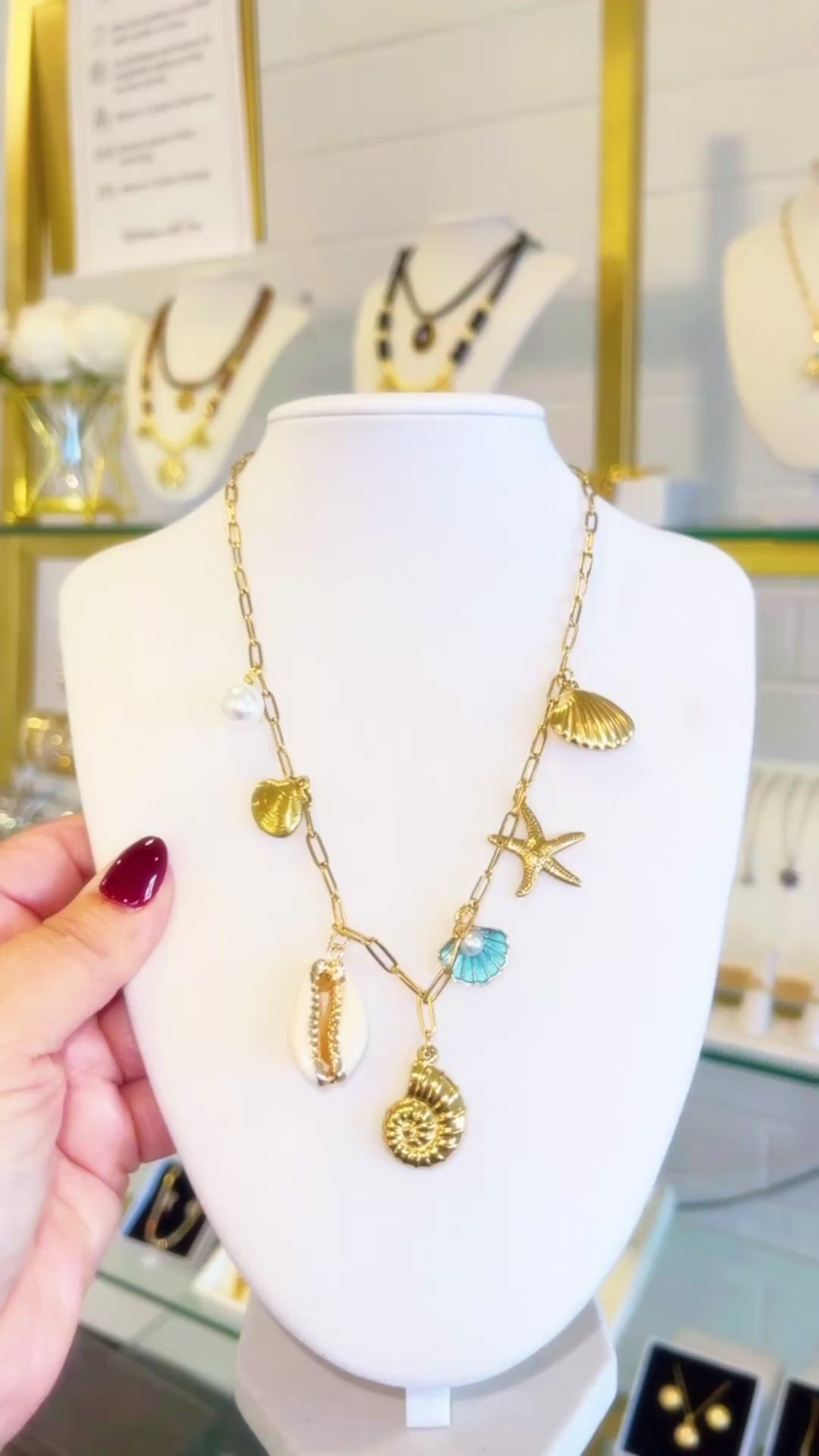 Ocean Charm Necklace