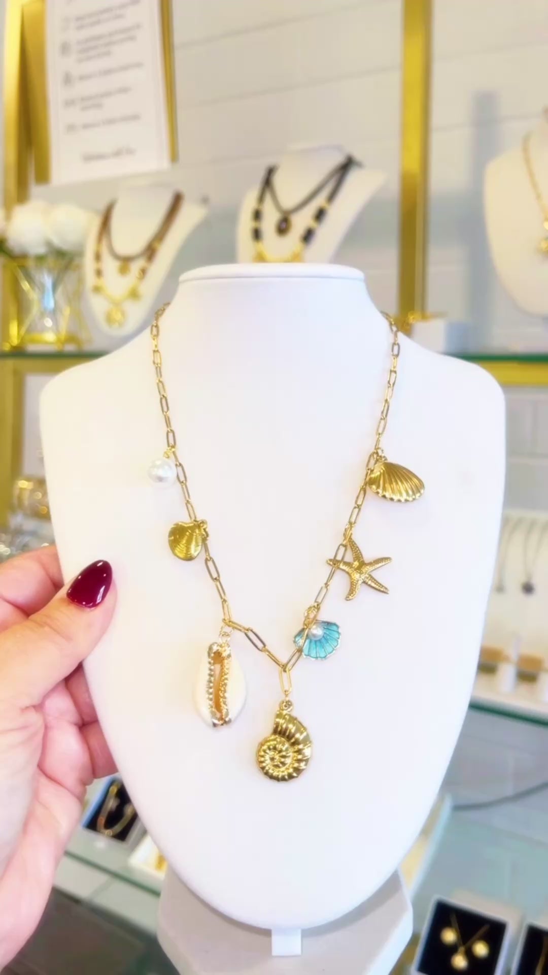 Ocean Charm Necklace
