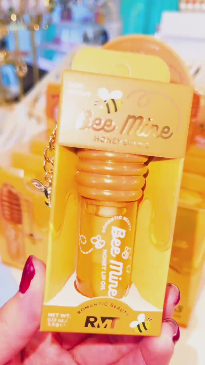 Bee Mine Honey Lip Oil + Keychain