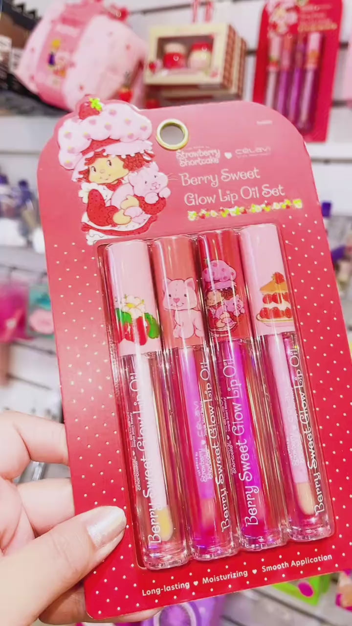 Berry Sweet Glow Lip Oil Set – 4 Piece Collection